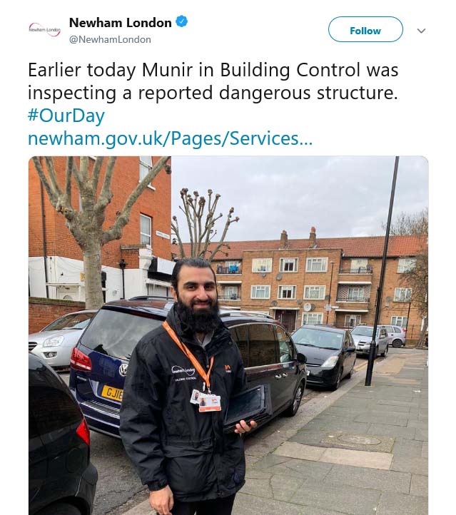 Newham Council #OurDay Twitter campaign 2019